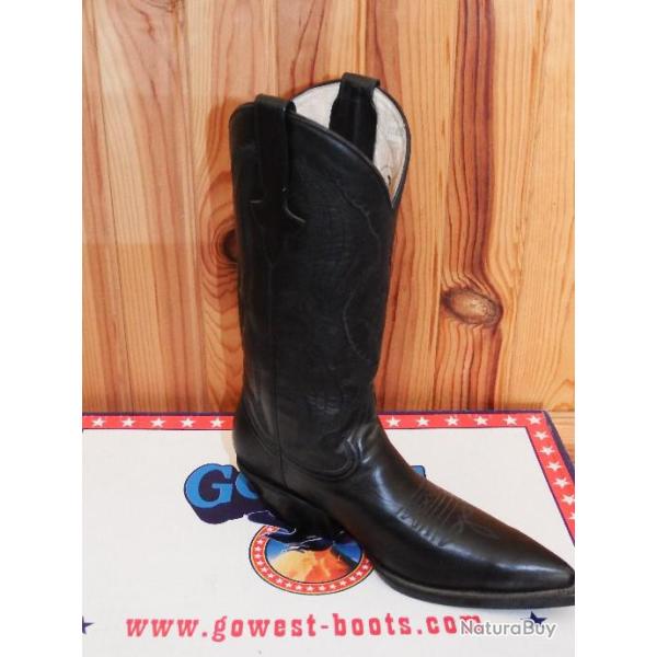 BOTTES SANTIAG F Go WEST mod�le New MEXICO noir   T 38 (5 US)