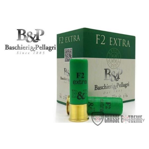Boite de 25 Cartouches B&P F2 Extra 32G Cal 16/70 Pb 3