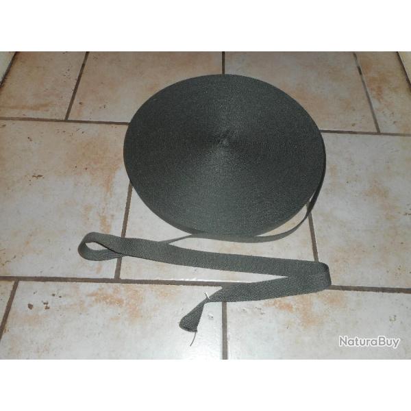 rouleau de sangle kaki militaire 3cm x 100M