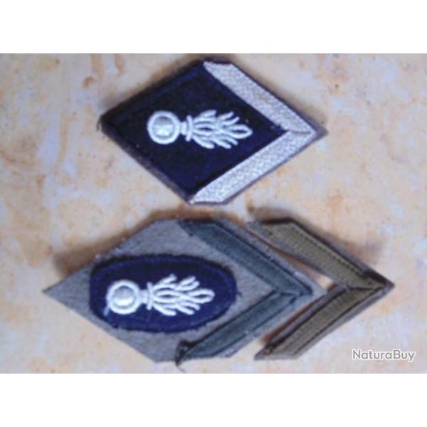 insigne mod 45 gendarmerie gendarme Indochine Alg�rie lot de 3 pr�vot� militaire  mod45