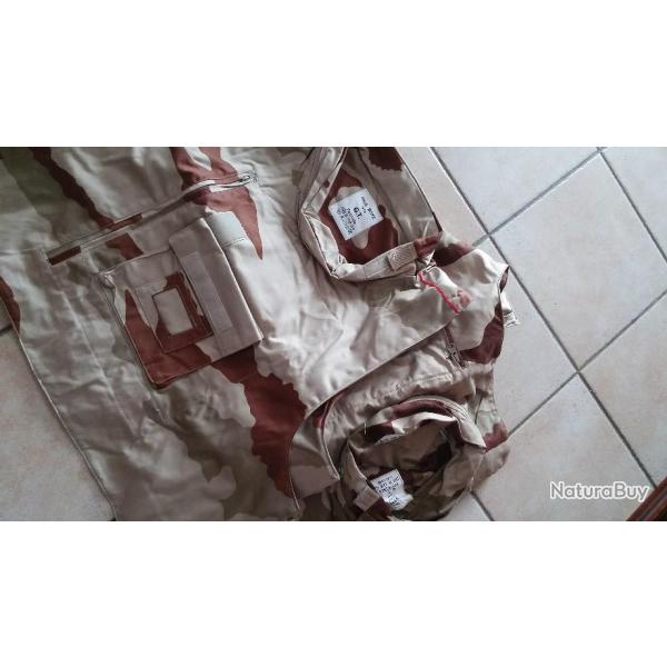 LOT DE 3 GILETS PARE BALLES DAGUET DESERT NEUF EN GT FAIT EN FRANCE AVEC OPTION KEVLAR