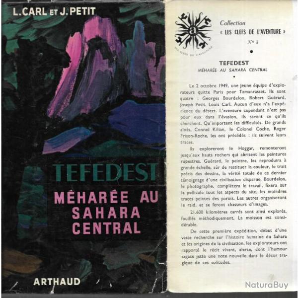 tefedest m�har�e au sahara central del.carl et j.petit