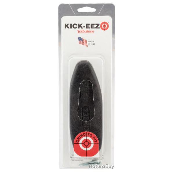 Plaque noire Kick Eez anti-recul en sorbothane double couche - Epaisseur 34 mm