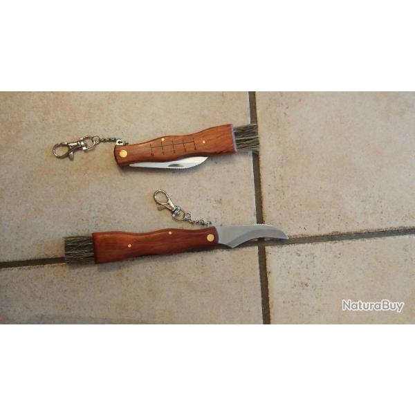 LOT DE 2 COUTEAUX A CHAMPIGNON S+