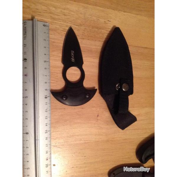 Push Dagger avec son �tui cordura