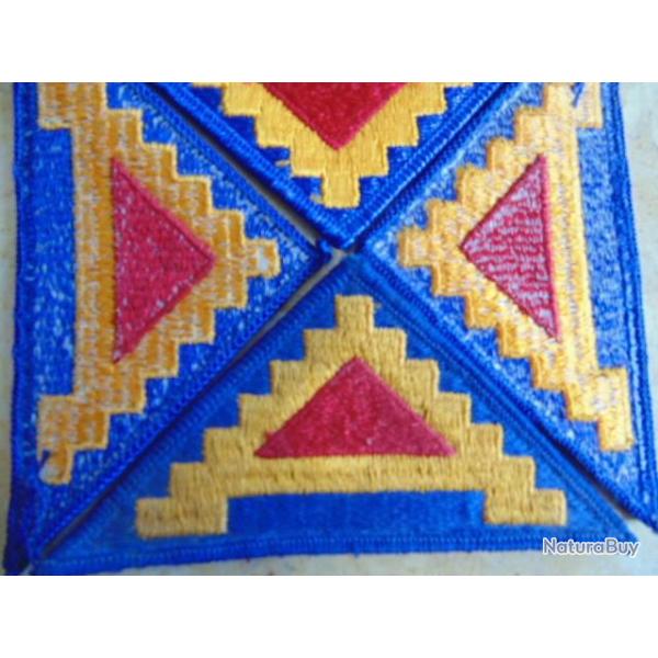 Patch 7� army post ww2 US army identique deuxi�me guerre am�ricain  GI Provence Italie Ardennes