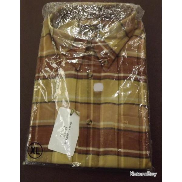 Chemise � carreaux Club Interchasse Saint-Vincent taille XL