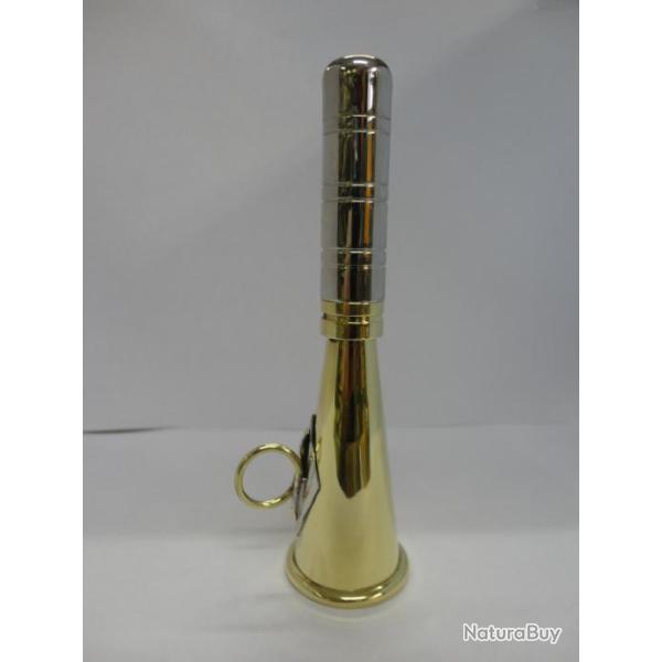 N1414 CORNE COMPIEGNE PLATE LAITON POLI  12 CM - NEUF!!!!!!!!!