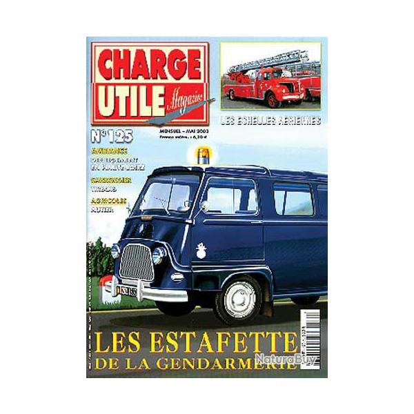 charge utile 125 , deutz , bouglione , estafette de  gendarmerie , autocars , �chelles a�riennes