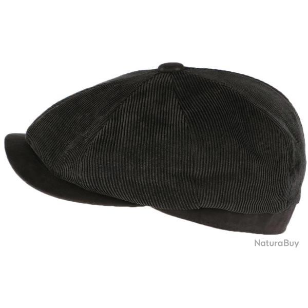 Casquette Gavroche Noire velours Sandvik Aussie Apparel Noir
