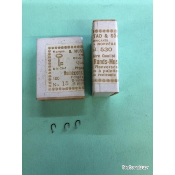 20 Hame�on n 15 palette ref 530 forg� bronz� renvers� pointe rentrante simple peche truite mustad