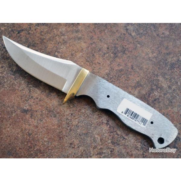 Lot de 2 Lames � Customiser Skinner Lame Acier Inox Garde Laiton BL083