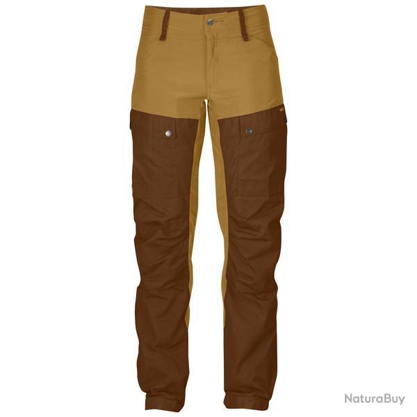 PANTALON FJALLRAVEN FEMME KEB TROUSERS CHESTNUT-ACORN