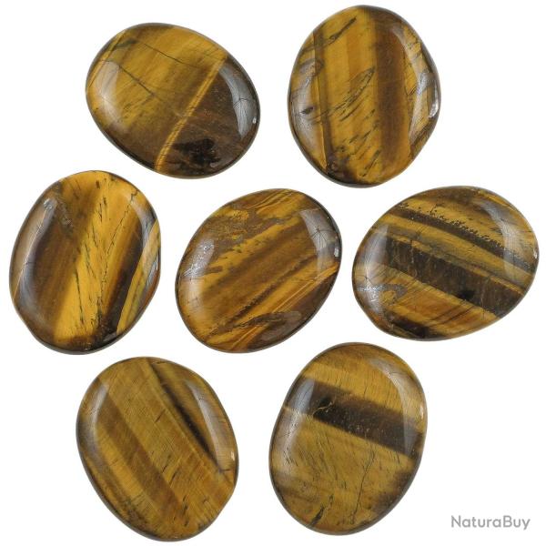 Galet plat oeil de tigre - A l'unit�