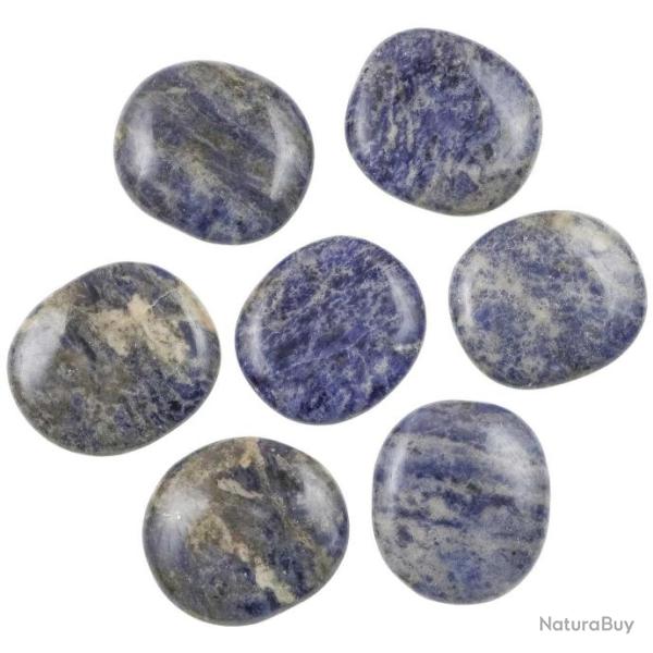 Galet plat sodalite - A l'unit�