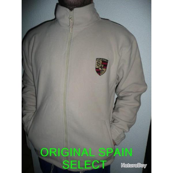 DESTOCKAGE : POLAIRE PORSCHE ( toutes tailles ) beige 911 964 cayenne 356 993 996 997 991