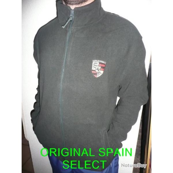 DESTOCKAGE : POLAIRE PORSCHE ( toutes tailles ) vert for�t  911 964 cayenne 356 993 996 997 991