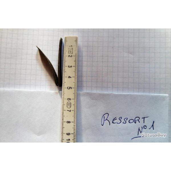 Ressort de pistolet � Percussion -Silex-Goutte d'eau 1Bis