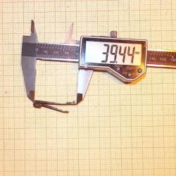 Ressort de platine  &agrave; Percussion -Silex Goutte d'eau  ou autres  n&deg;7 L40.86