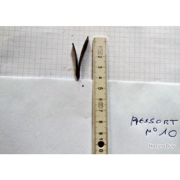 Ressort de pistolet � Percussion -Silex-Goutte d'eau n�10