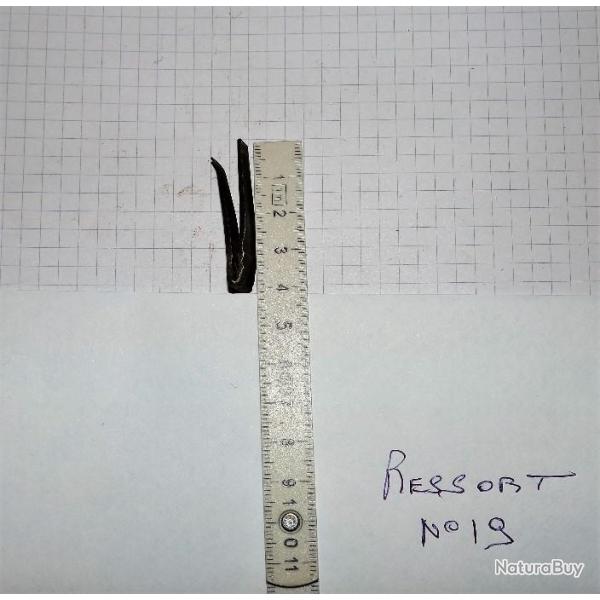 Ressort de pistolet � Percussion -Silex-Goutte d'eau n�19