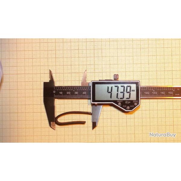 Ressort de pistolet � Coffre Percussion -Silex-Goutte d'eau n�23 L.47.39