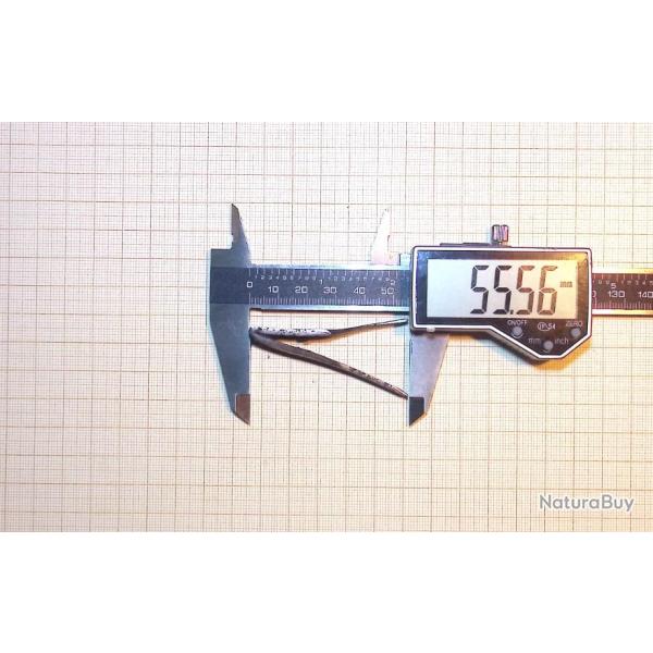 Ressort de pistolet � Coffre Percussion -Silex Goutte d'eau N_31  L.55.56