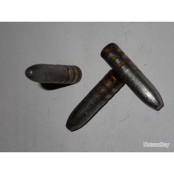 Sachet de 100 ogives - 171 grains - 7,26mm 286 - Linotype avec gas check et graiss� - nez rond