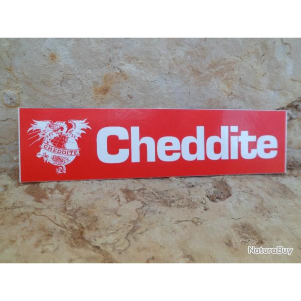 Superbe autocollant Cheddite