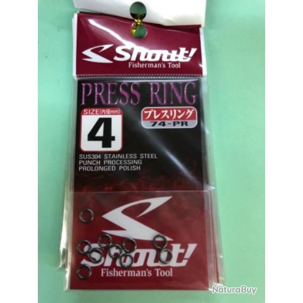 10 anneau soud� 53 lbs shout p�che mer JIG exotique  press ring taille 4