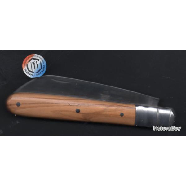 le GOUTTIERE Couteau de BOURGOGNE  oLIVIER d'Artisan Grav� INITIALES GRATUIT