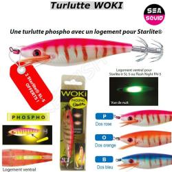 TURLUTTE WOKI phospho SEA SQUID Dos Rose (P)