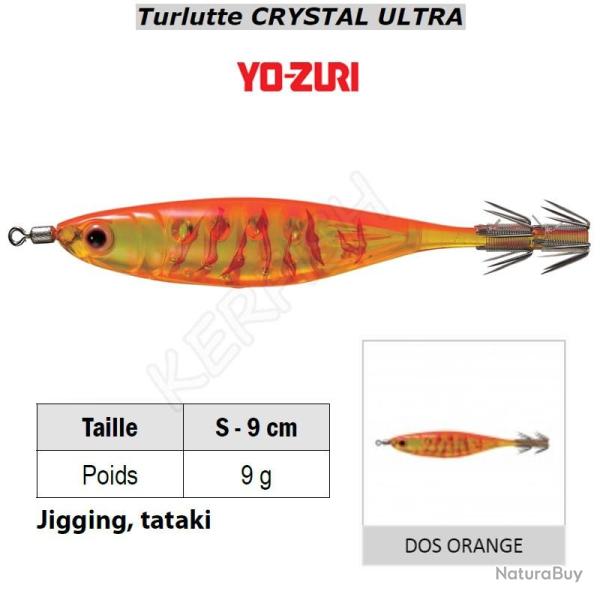 TURLUTTE CRYSTAL ULTRA YO-ZURI Dos Orange (GR)