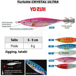 TURLUTTE CRYSTAL ULTRA YO-ZURI Dos Rose (PKAJ)
