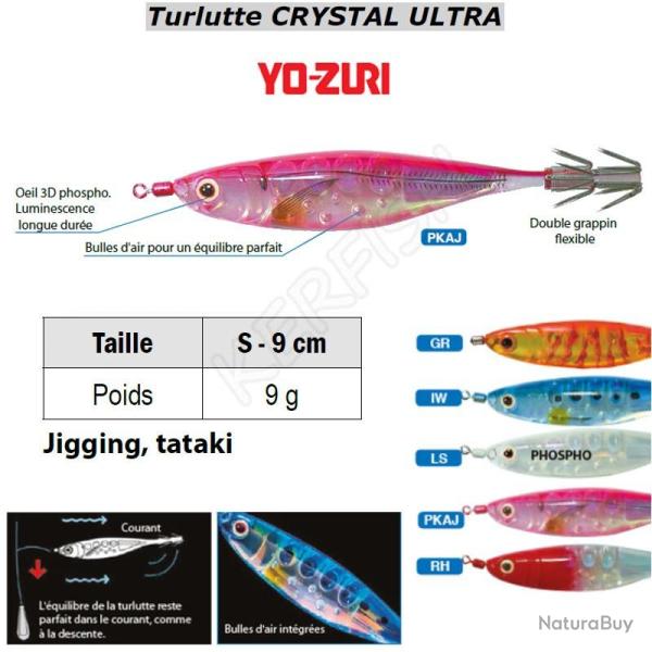 TURLUTTE CRYSTAL ULTRA YO-ZURI Dos Rose (PKAJ)