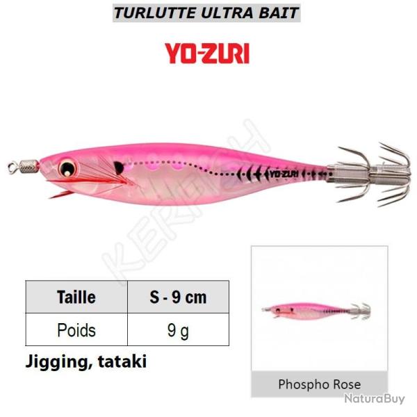 TURLUTTE ULTRA BAIT YO-ZURI Phospho Rose