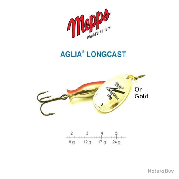 AGLIA� LONGCAST MEPPS Or 4 / 17 g