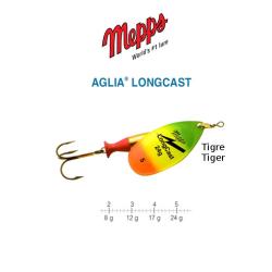 AGLIA&reg; LONGCAST MEPPS Tiger 4 / 17 g