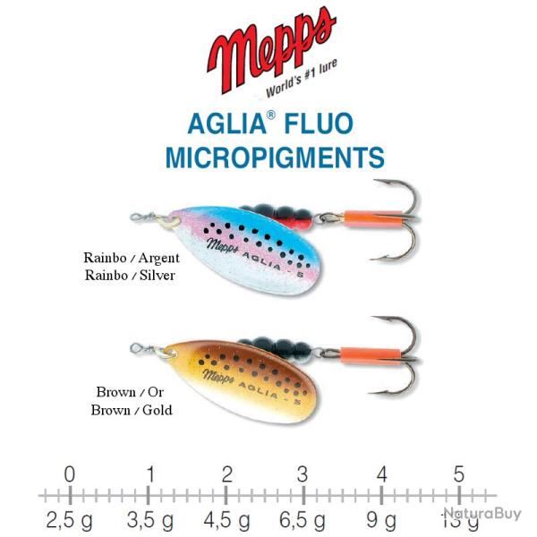 AGLIA FLUO MICROPIGMENTS MEPPS 0 / 2.5 g Brown/Or