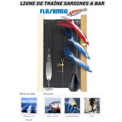 TRAINE SARDINES A BAR FLASHMER