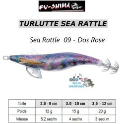 TURLUTTE SEA-RATTLE FU-SHIMA Dos Rose 3.0 - 10 cm
