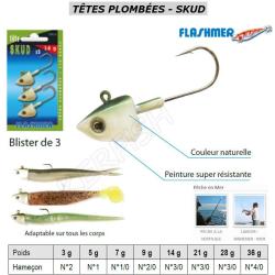 TETES PLOMBEES SKUD FLASHMER 7 g