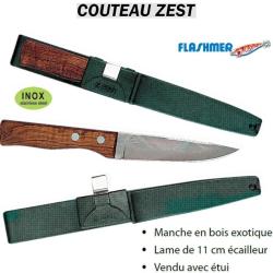 COUTEAU ZEST 11 cm AVEC ECAILLEUR FLASHMER