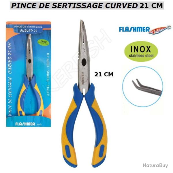 PINCE DE SERTISSAGE 21 CM CURVED FLASHMER