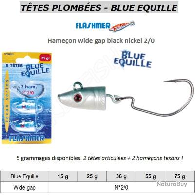 Leurre souple flashmer blue equille 15.5cm 25g - Pacific Pêche