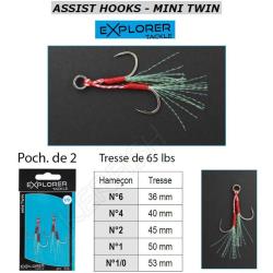 ASSIST HOOKS MINI TWIN EXPLORER TACKLE 2