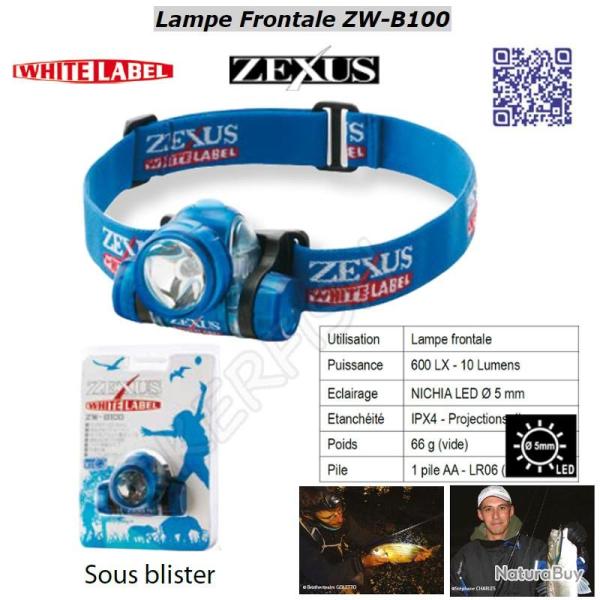 LAMPE FRONTALE ZW-B100 ZEXUS