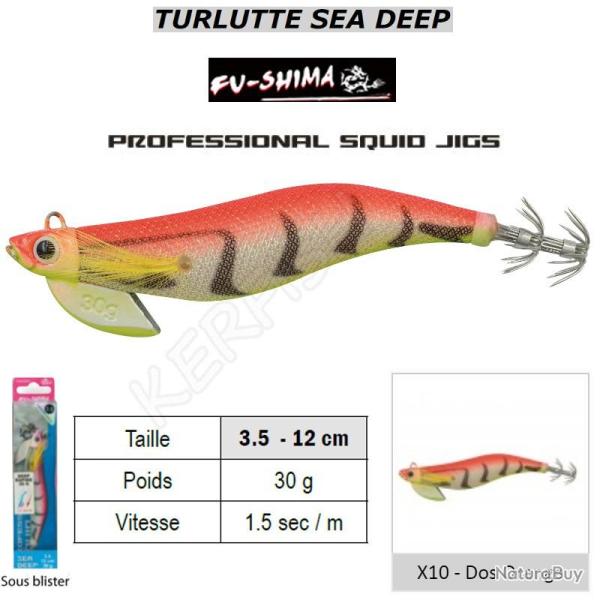 TURLUTTE SEA DEEP FU-SHIMA Dos Orange