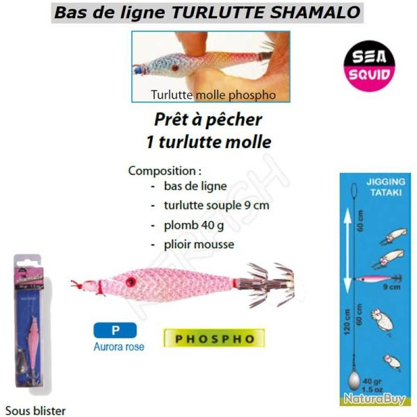 Bas de ligne 1 TURLUTTE SHAMALO SEA SQUID