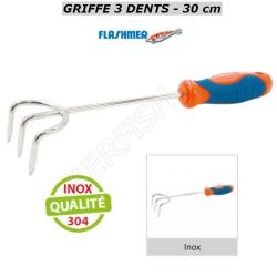GRIFFE 3 DENTS 30 cm FLASHMER Inox